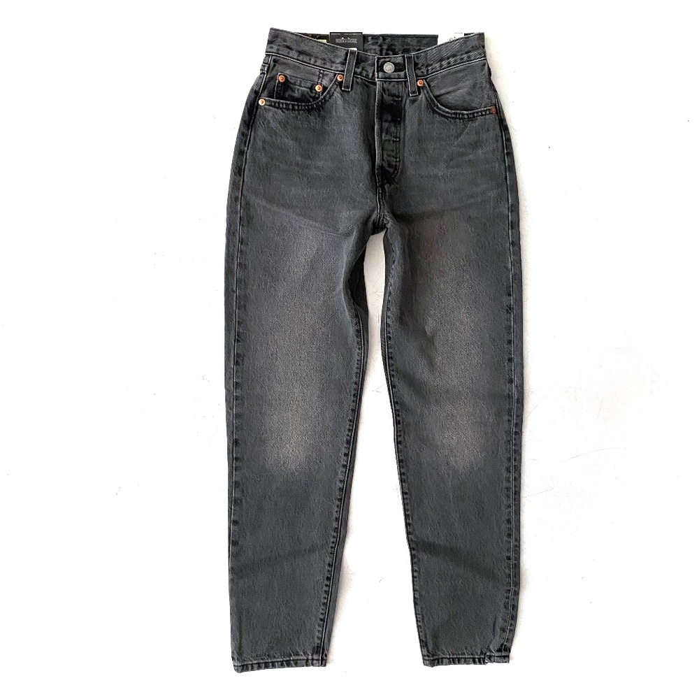Levi's Premium Denim A46990014 Nwt 501 '81 High Rise Taper Gray Jeans 25 x 31